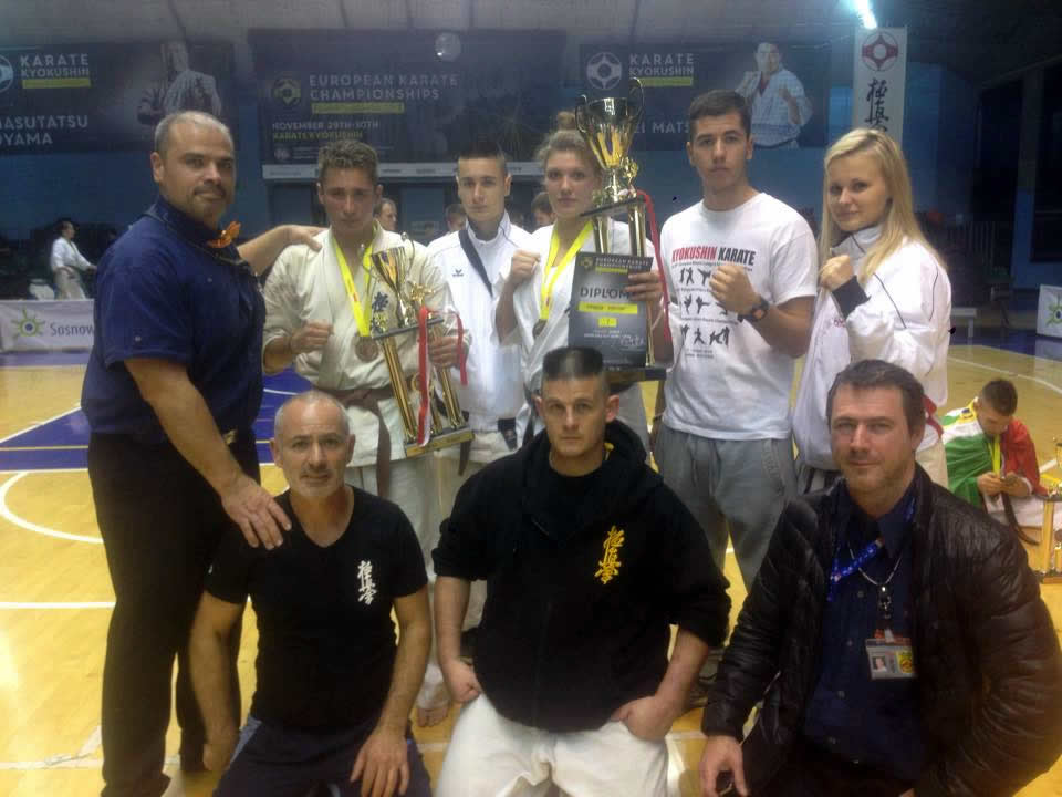 Championnat d'europe 2014 de karaté Kyokushinkai, l'équipe des jeunes