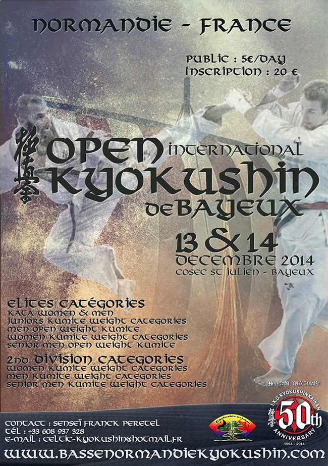 Open de Bayeux 2014, karaté Kyokushinkai