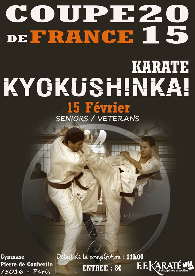 Coupe de France kyokushin seniors et vétérans FFKDA 2015