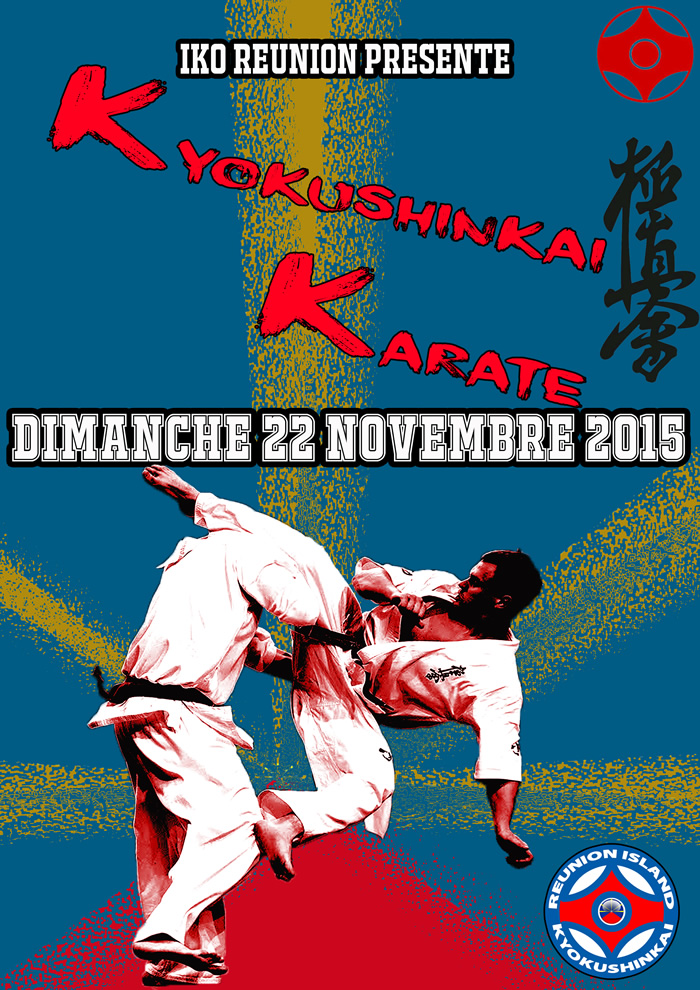 Tournoi katas et combats - karaté Kyokushinkai - ile de la réunion