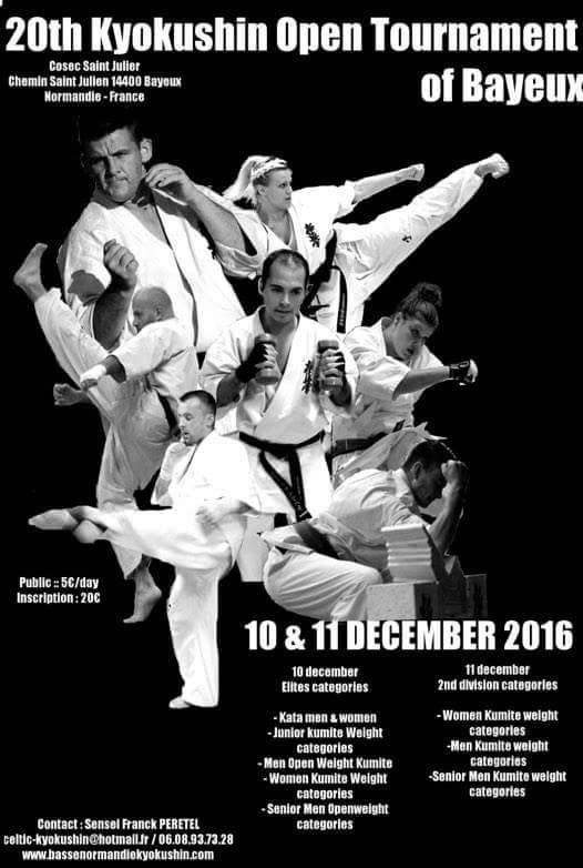 20th International Open Kyokushin Tournament of Bayeux 2016