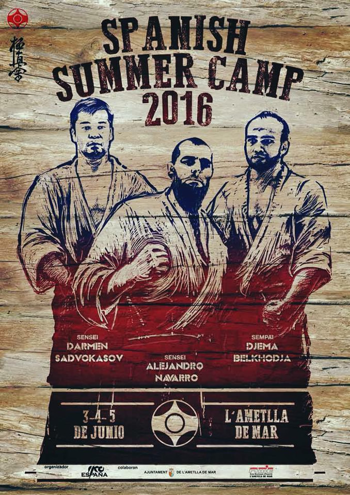 Spanish Summer Camp Kyokushinkai avec senpai Djema Belkhodja
