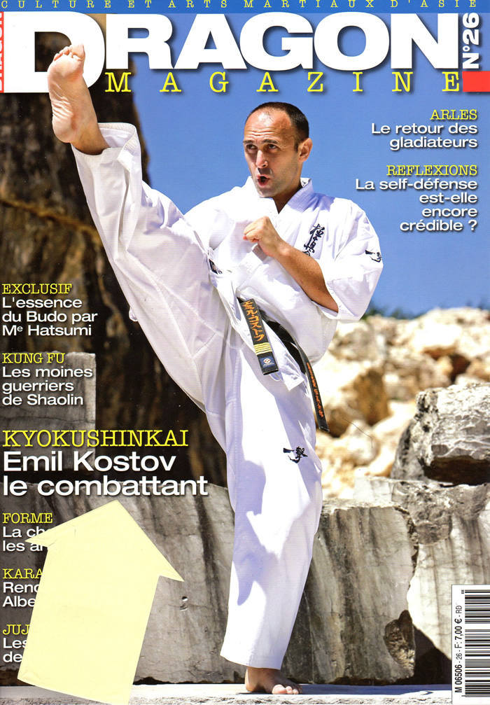 Le stage national France Kyokushin dans Dragon Magazine