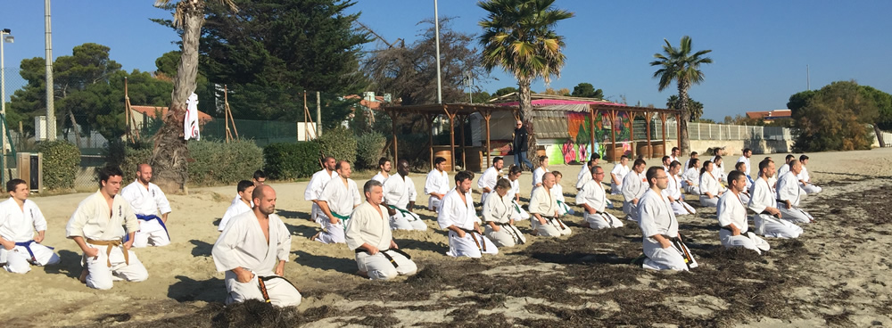 Stage de karaté Kyokushinkai Grand Sud 2016 à Mèze