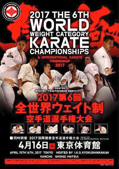 6e World Weight Championships karaté Kyokushinkai