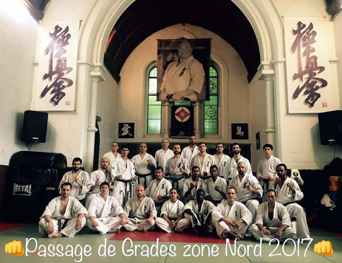 Passage de grades Zone Nord 2017 France Kyokushin