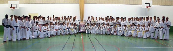 Passage de grades zone sud 2017 photo de groupe en fin du passage de grades