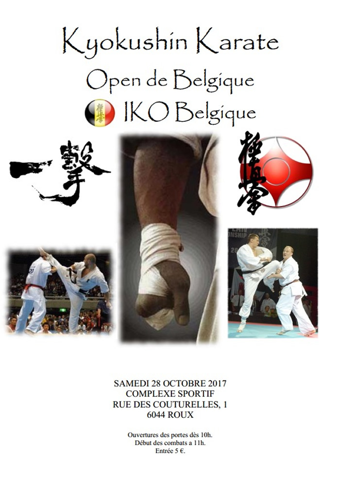 Open de Belgique 2017 karaté Kyokushinkai