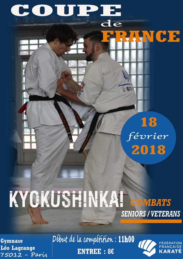 Coupe de France de karaté Kyokushinkai FFKDA 2018