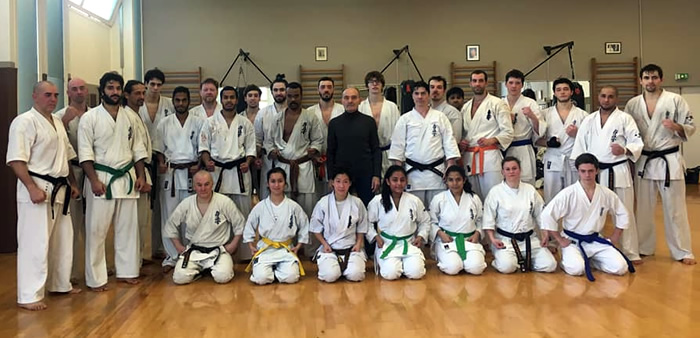 stage kumite et kata de karate kyokushinkai au Dojo ACBB