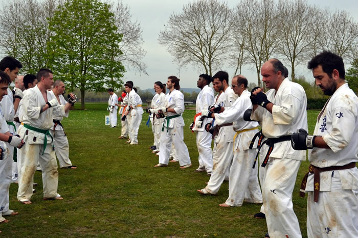 Stage annuel de karaté Kyokushinkai du dojo ACBB 2018