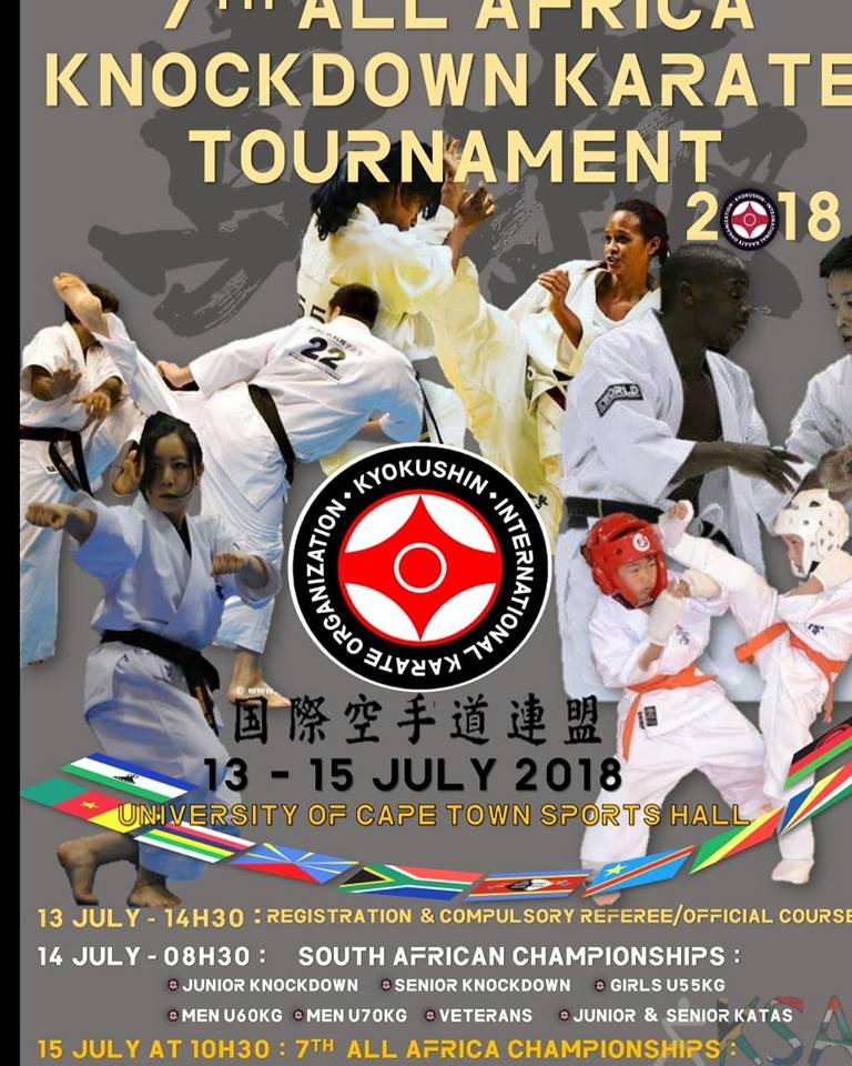 7e All Africa Tournament - Championnat de karaté Kyokushinkai