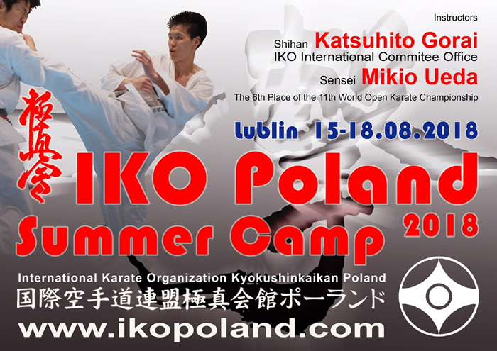 45e stage d'été IKO en Pologne, karaté Kyokushinkai