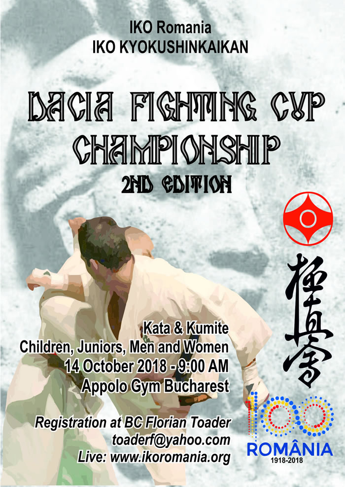2e Dacia Fighting Cup Championships - karaté Kyokushinkai