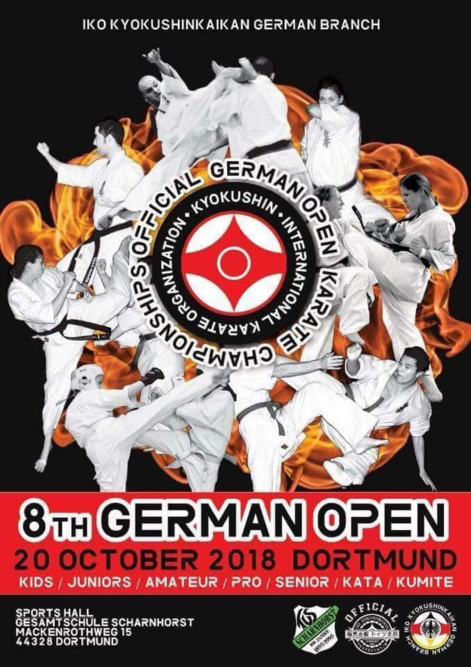 Open d'Allemagne 2018 de karaté Kyokushinkai