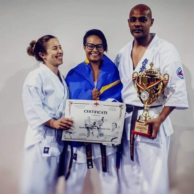 European Open Championships 2018 karaté Kyokushinkai, team kata la Réunion
