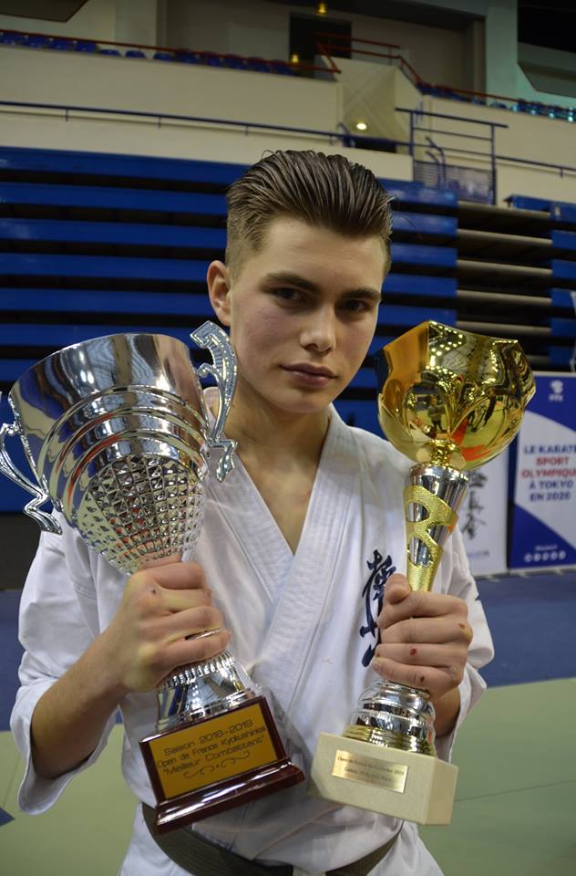 Greg Brun meilleur combattant de l'open de France Kyokushinkai 2019