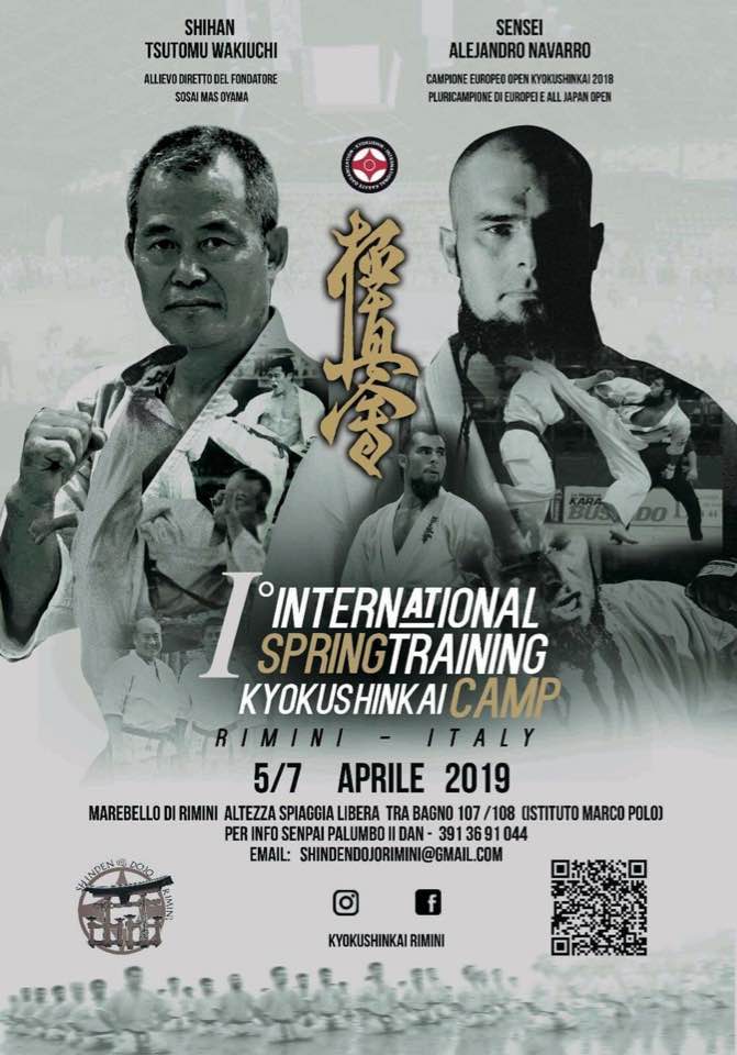 International spring training camp italie - karate Kyokushinkai