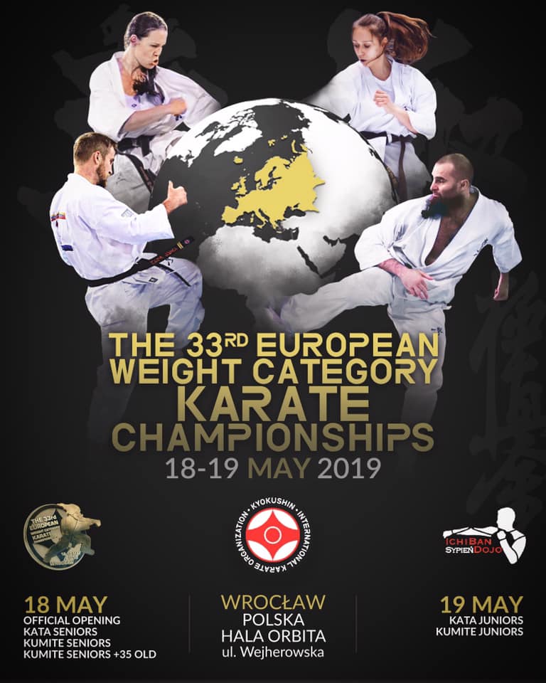 Championnat d'Europe de karaté Kyokushinkai par catégorie de poids