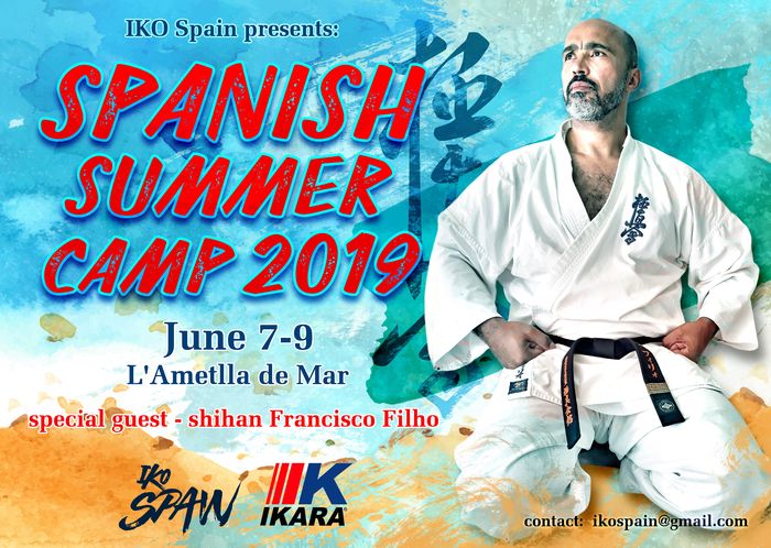 Spanish summer camp - karate Kyokushinkai - Fransisco Filho