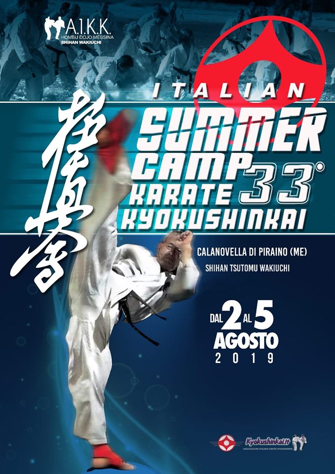 Stage d'été de karaté Kyokushinkai en Italie