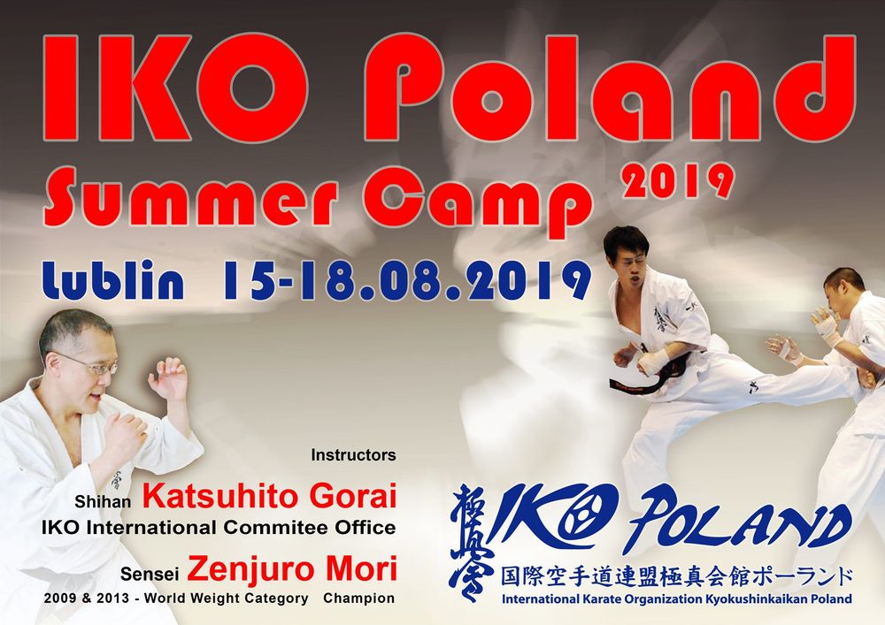 Stage d'été en Pologne - IKO Karaté Kyokushinkai
