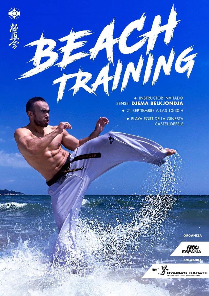 Beach training avec Djema Belkhodja en espagne