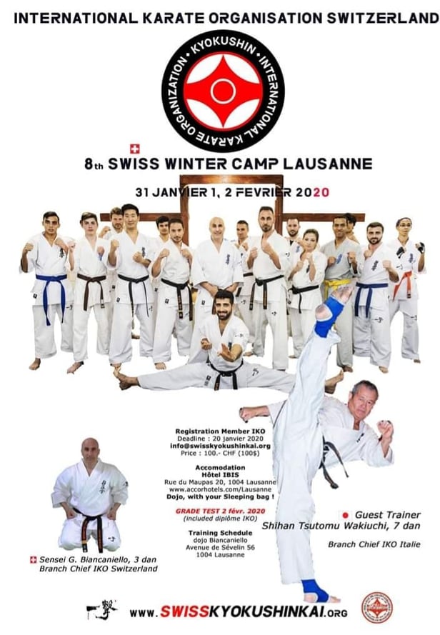 8ème Swiss Winter Camp, karaté Kyokushinkai