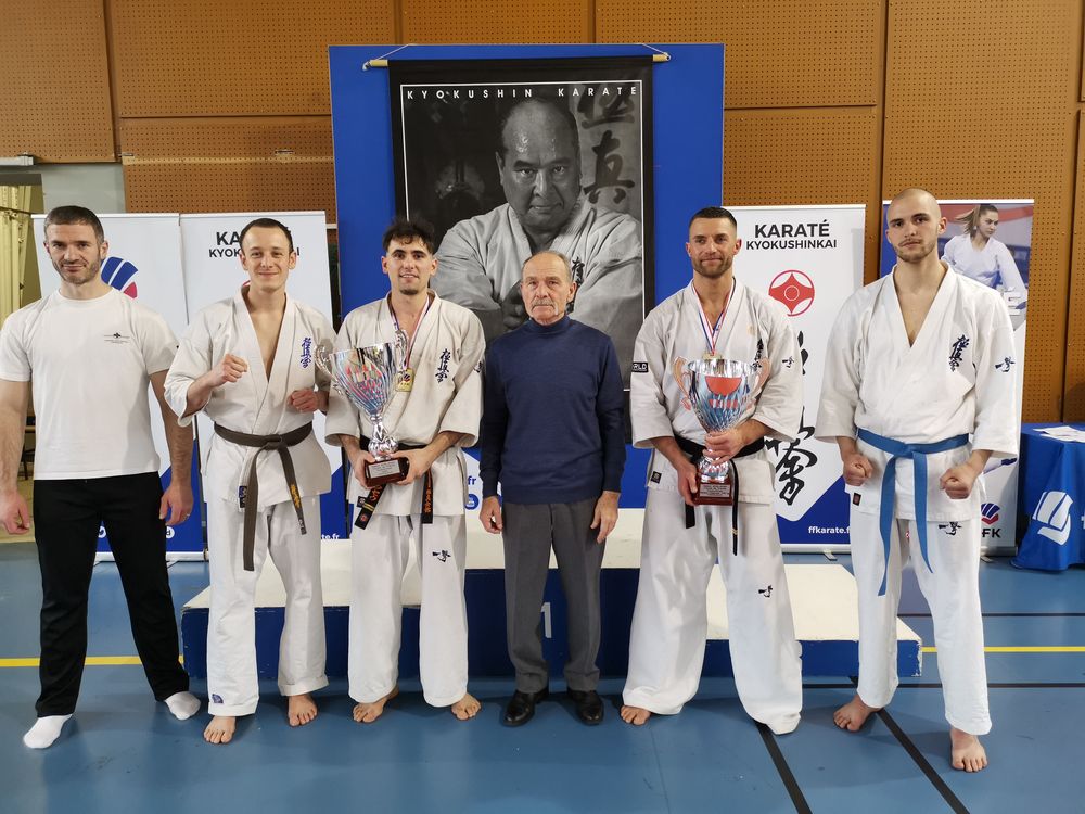 Antonio Tusseau et Maxime Demeautis Champions de France karaté Kyokushinkai 2020
