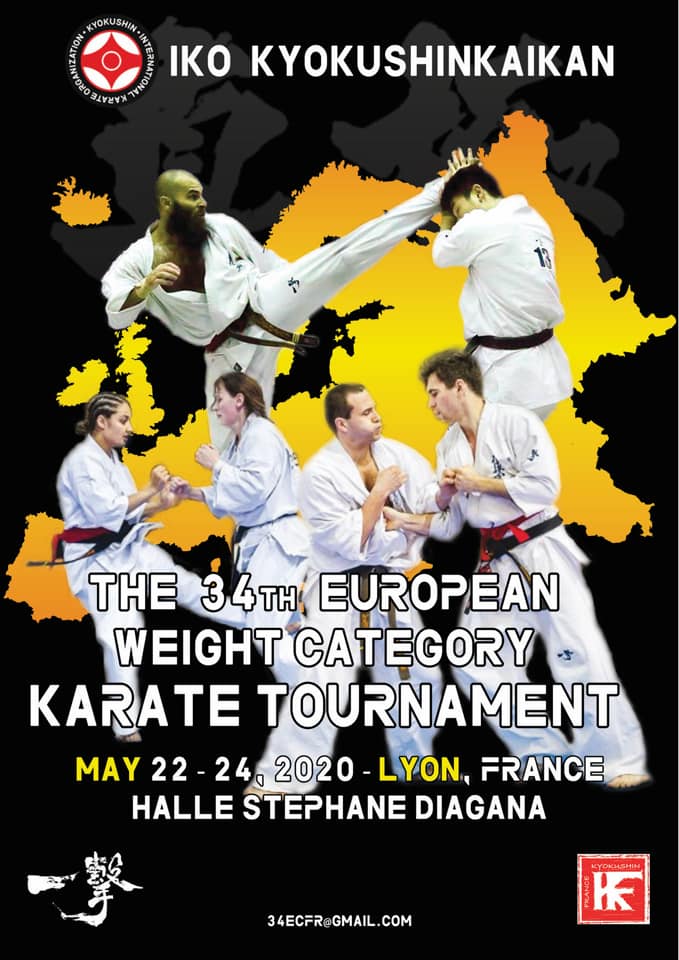 34e weight championship, karate Kyokushinkai - Lyon, France