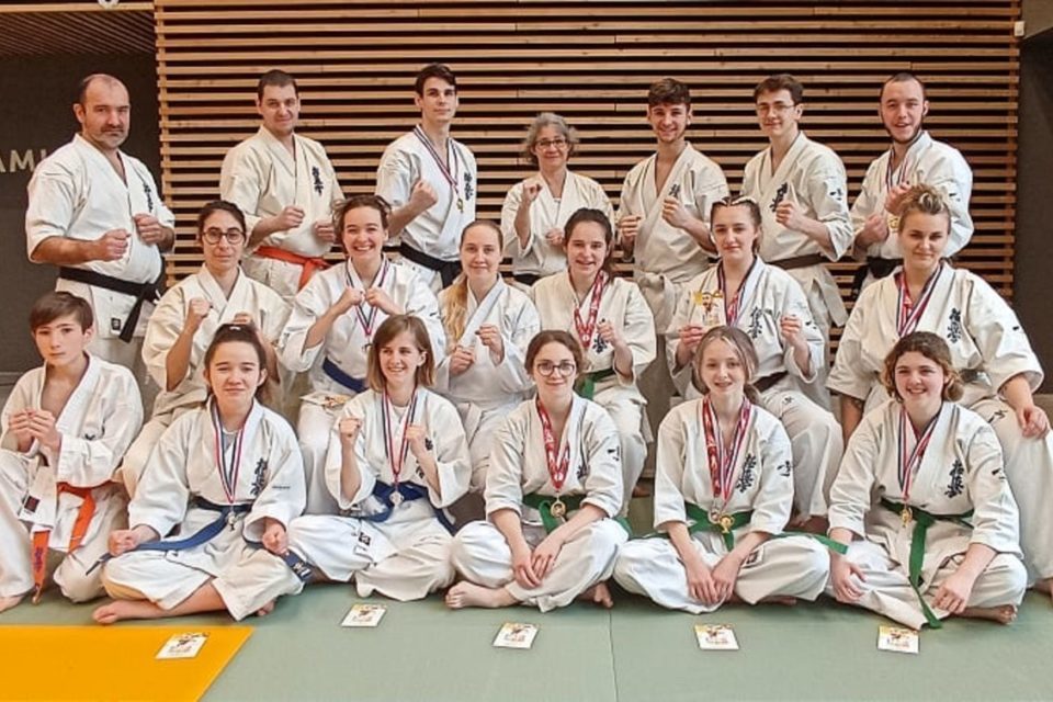 Championnats du Calvados de karaté avec la team Basse Normandie de sensei Franck PERETEL