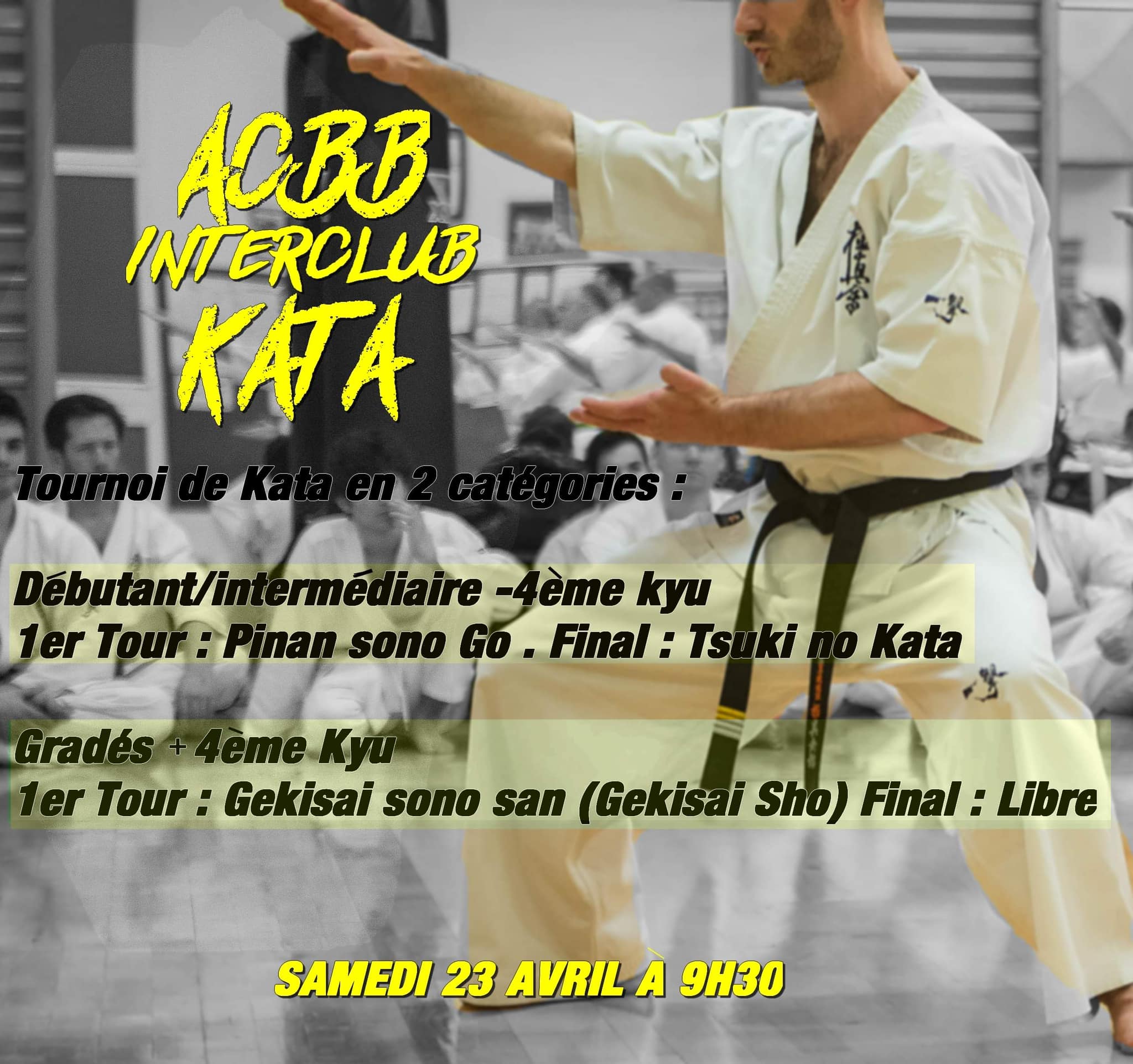 ACBB interclub kata karaté Kyokushinkai