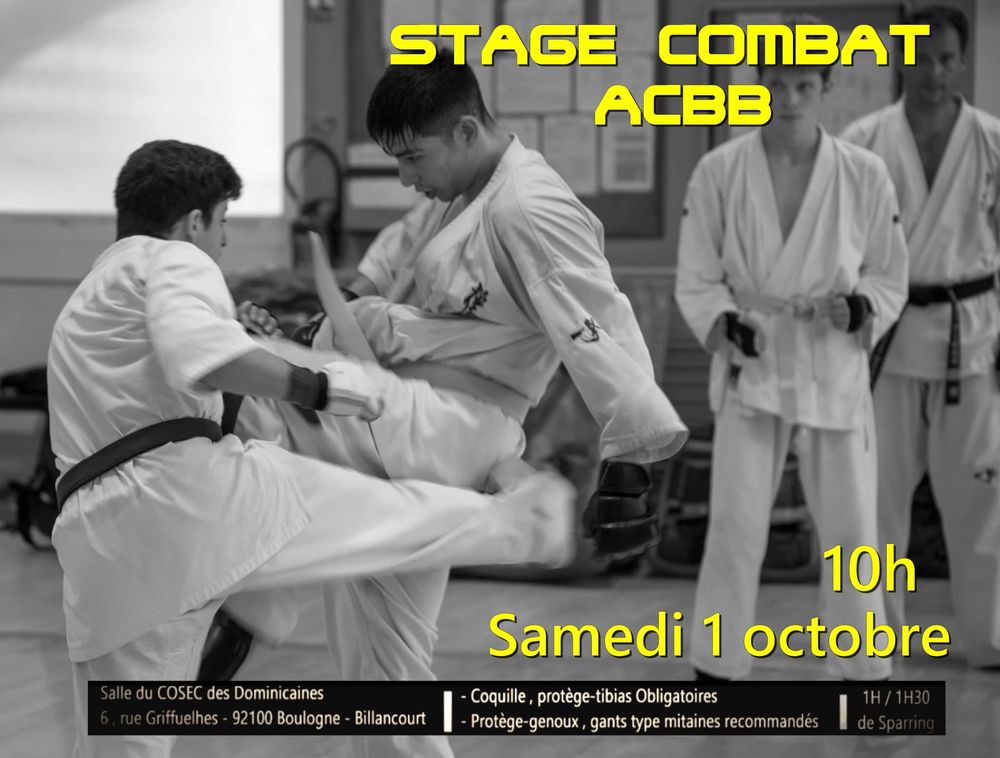 Stage combat ACBB, karaté Kyokushinkai