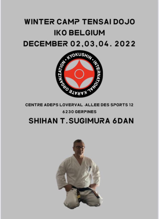 Winter Camp IKO Belgique avec Shihan SUGIMURA