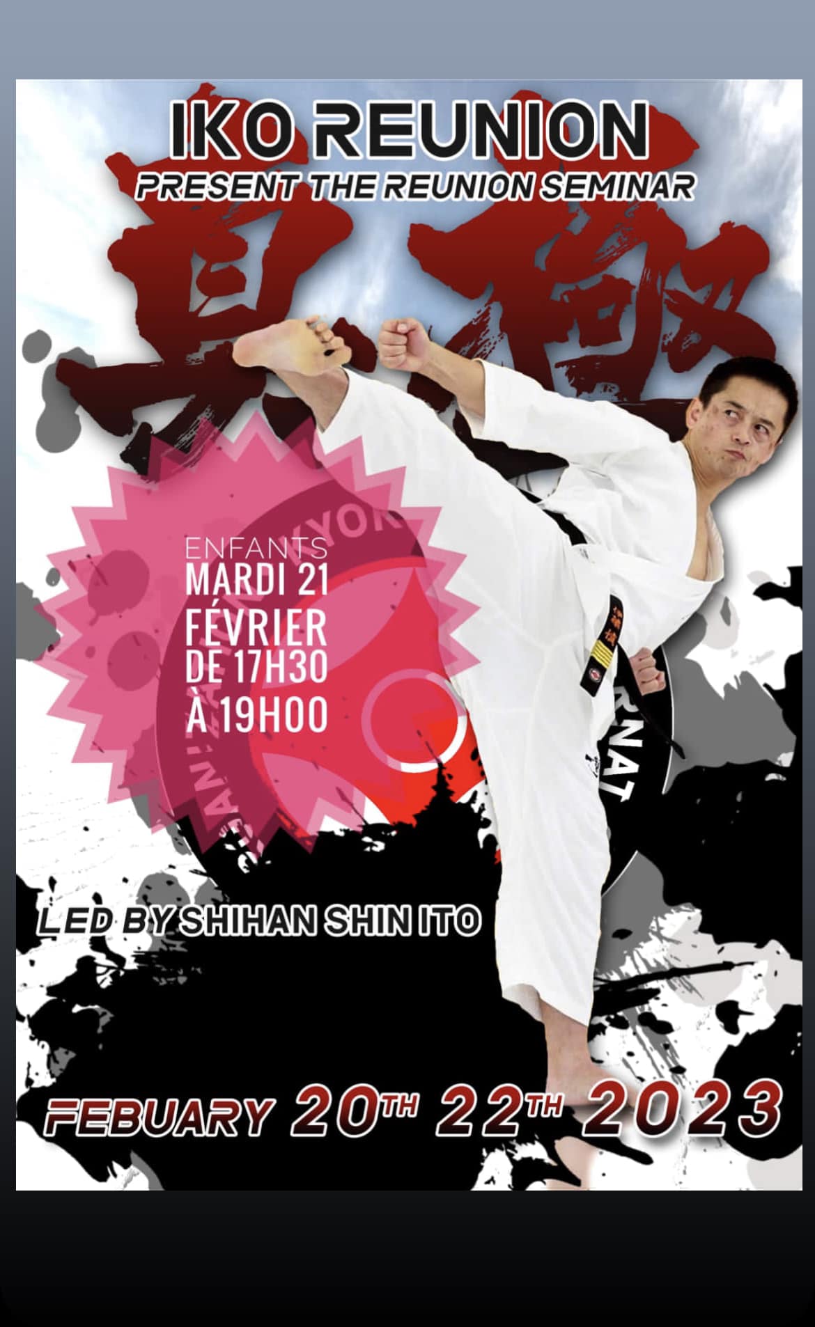 The Réunion Seminar - Stage Enfants karaté Kyokushinkai