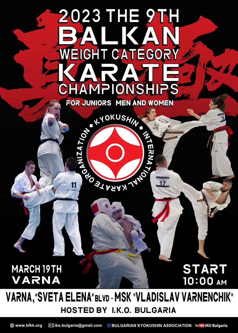 9th Balkan Karate Kyokushinkai Championship by weight category