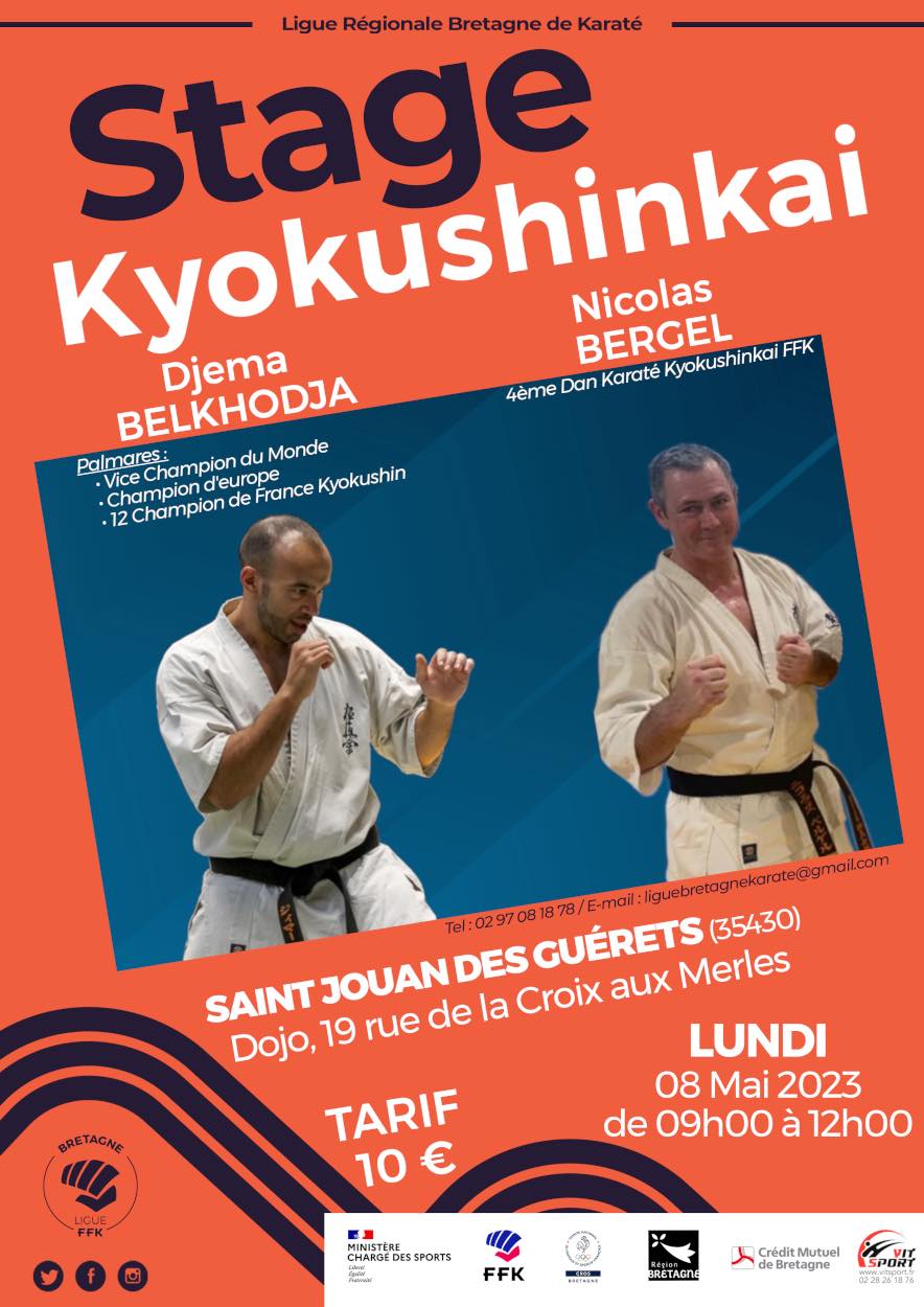 Stage de karaté Kyokushinkai FFKDA à St Jouan des Guérets