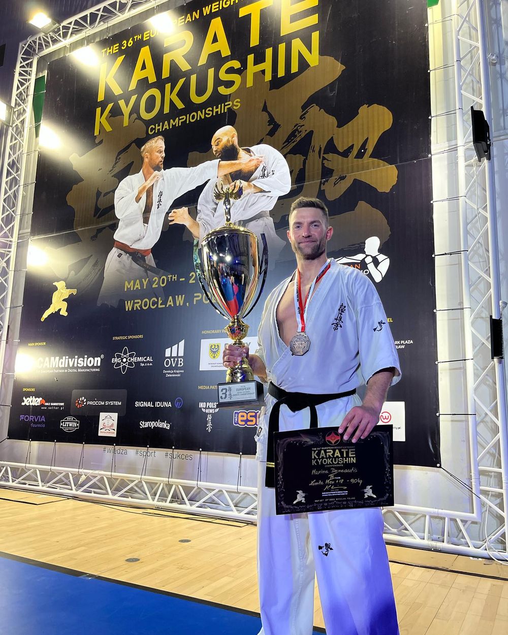 Championnat d'europe de karaté Kyokushinkai 2023 en Pologne