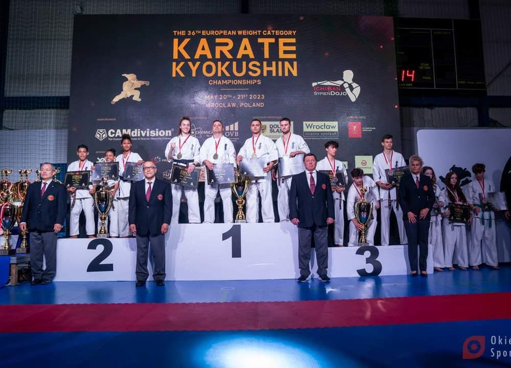 Championnat d'europe de karaté Kyokushinkai 2023 en Pologne