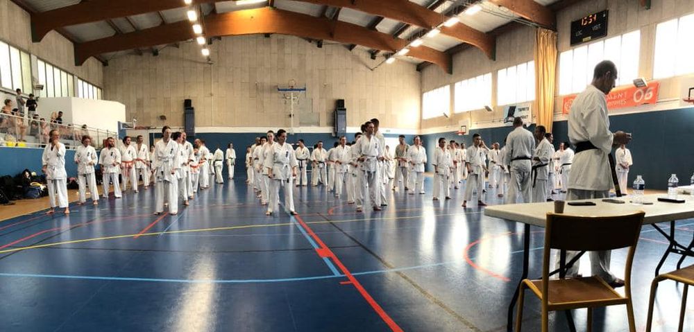Passage de grades national zone sud karaté Kyokushinkai à Tourette Levens