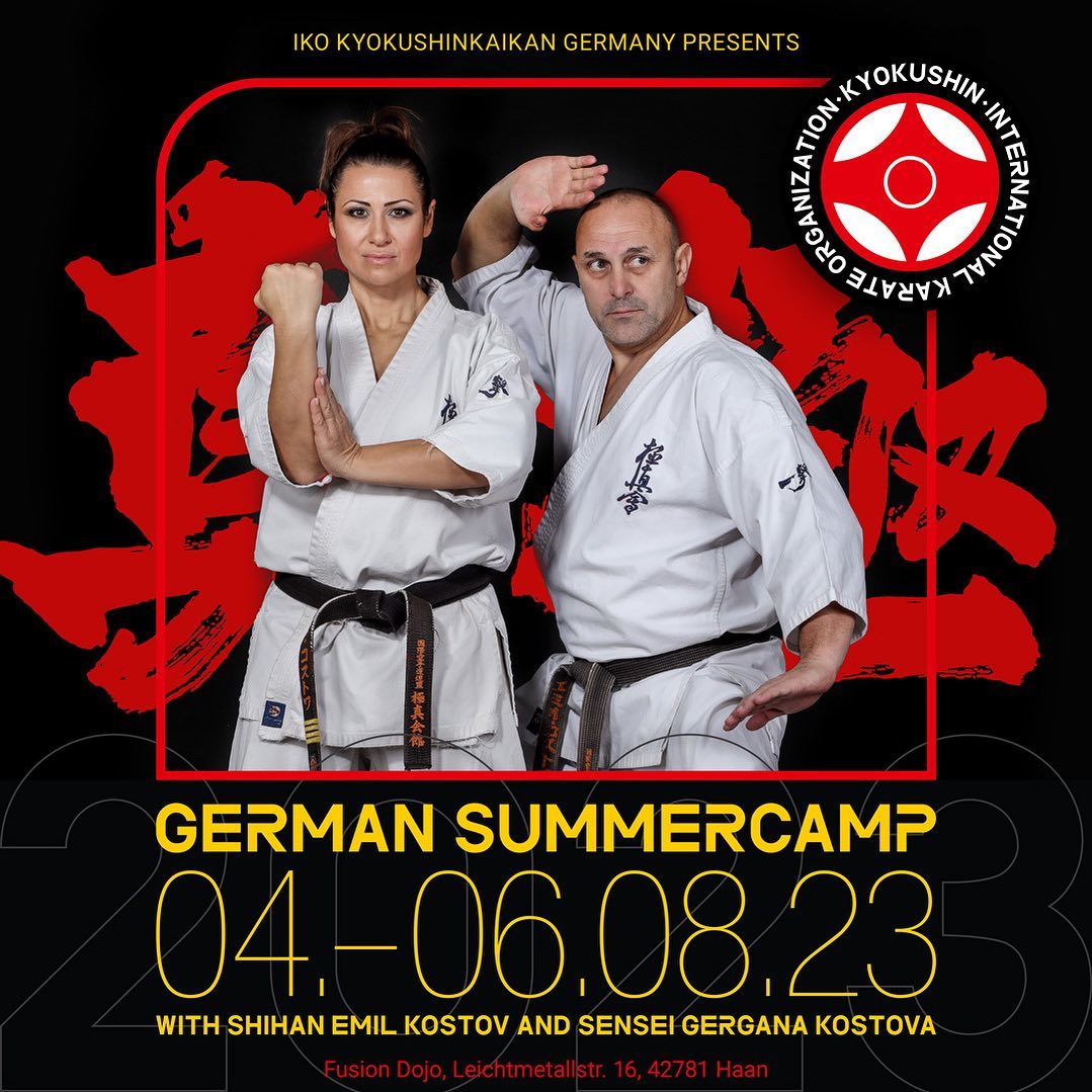 Stage d'été en Allemagne, karaté Kyokushinkai