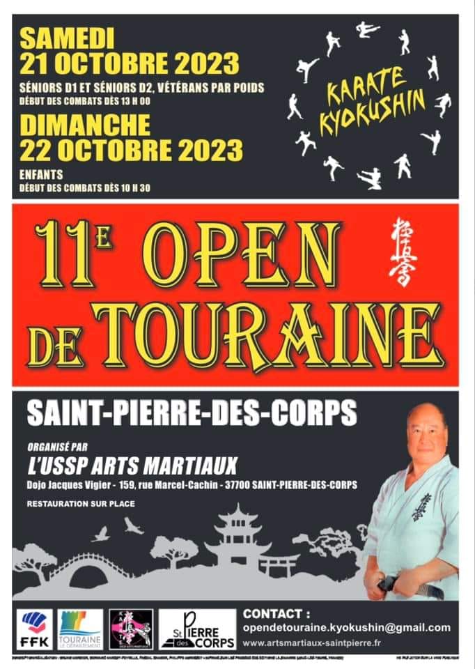 Open de Touraine, compétition karaté Kyokushinkai enfants
