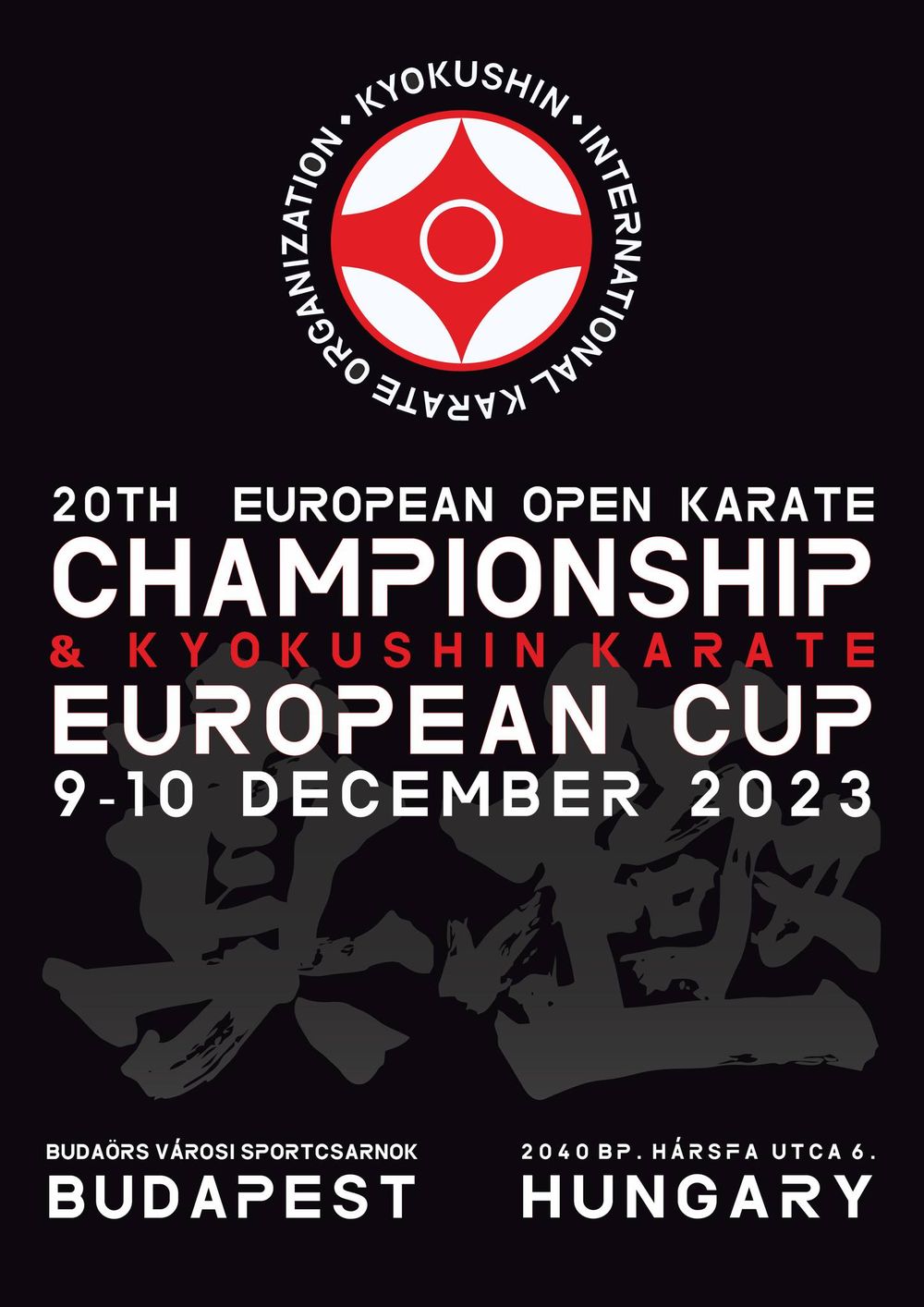 20th European Open Karate Championship, karaté Kyokushinkai