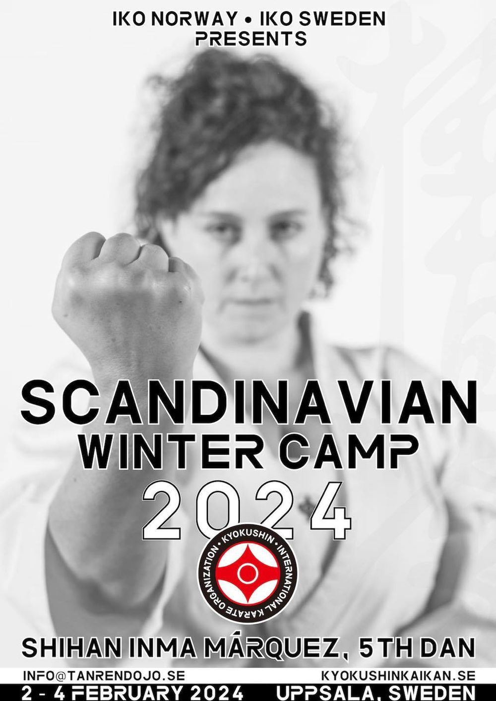 Stage d'hiver en scandinavie de karaté Kyokushinkai