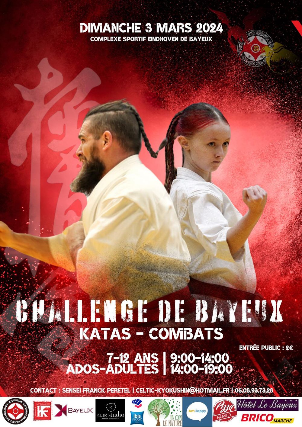Challenge de Bayeux Kata / Combat karaté Kyokushinkai