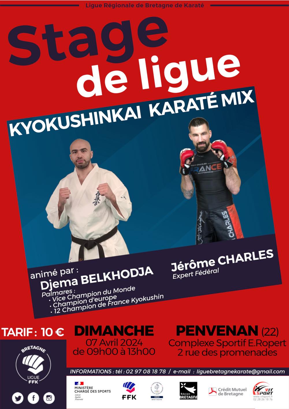 Stage de ligue FFK Kyokushinkai - karaté mix
