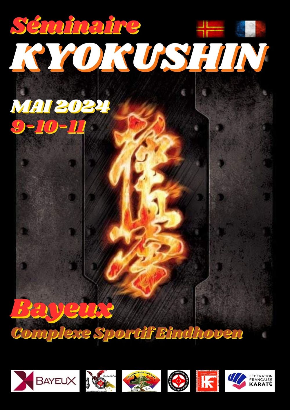 Séminaire de karaté Kyokushin à Bayeux