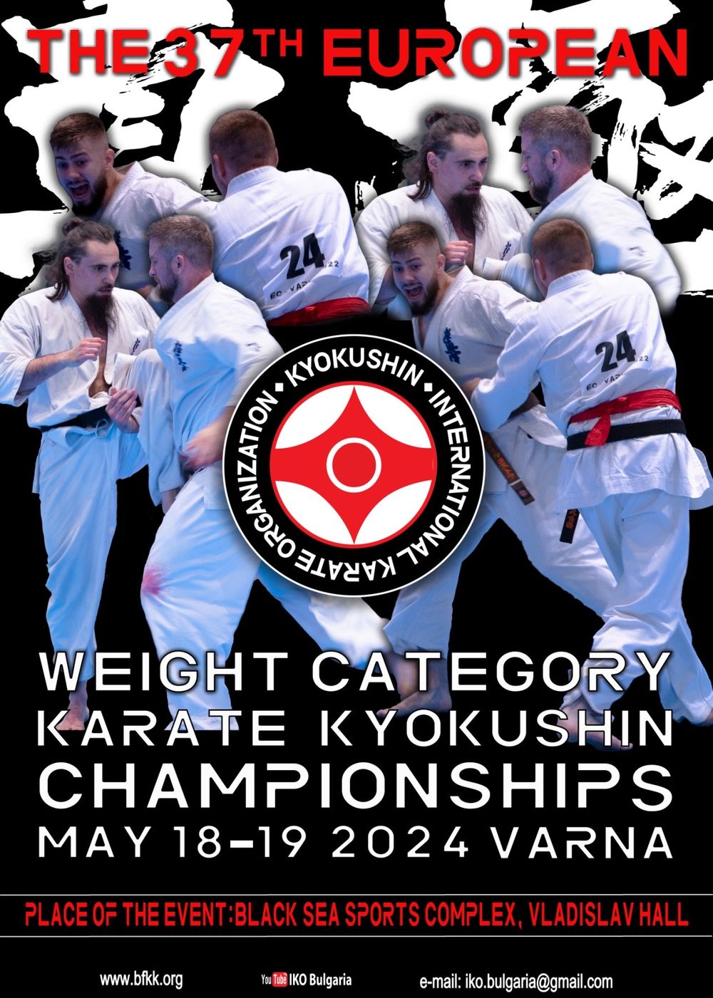 37th European Weight Category Karate Championships - karaté Kyokushinkai