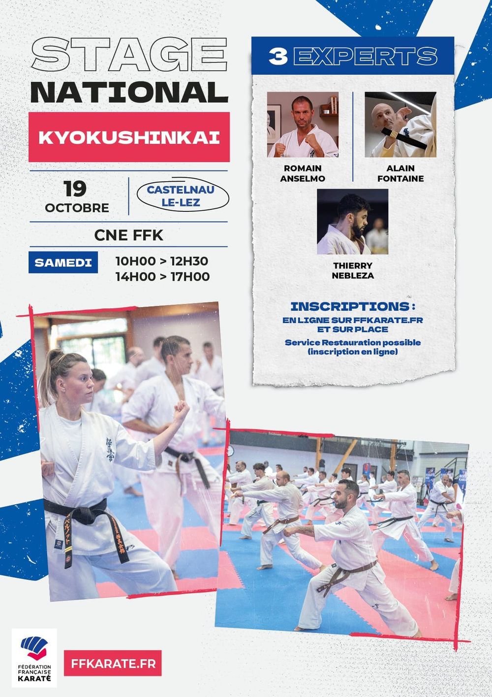 Stage National de karaté Kyokushinkai Zone Sud FFKDA 2024