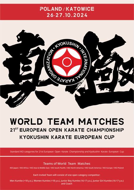 21st European Open Karate Championship - Kyokushinkai